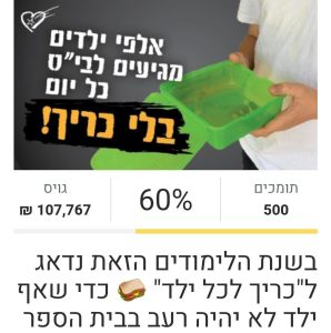 כריך לכל ילד